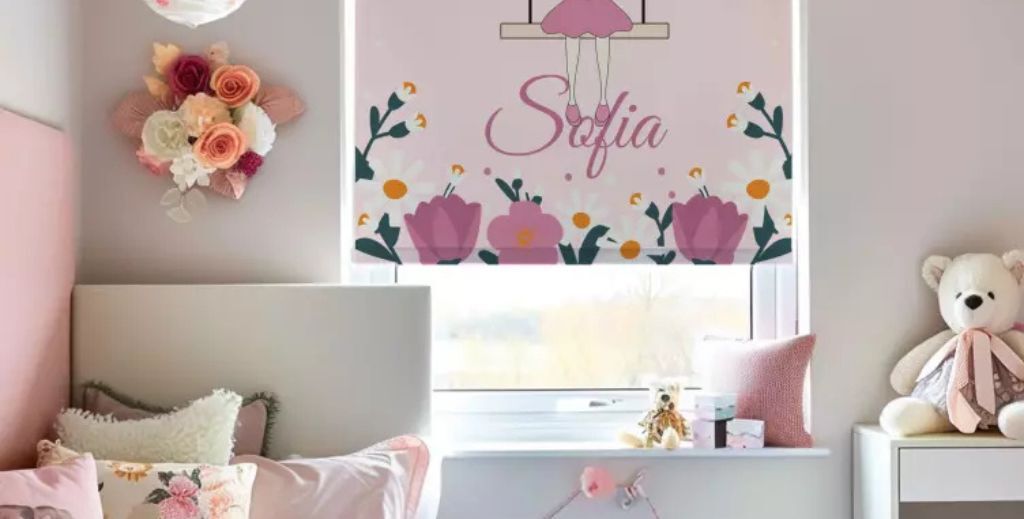 Estor personalizado para la decoración de una habitación infantil