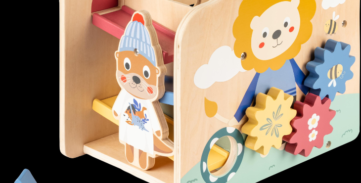 Cubo actividades madera lidl clearance