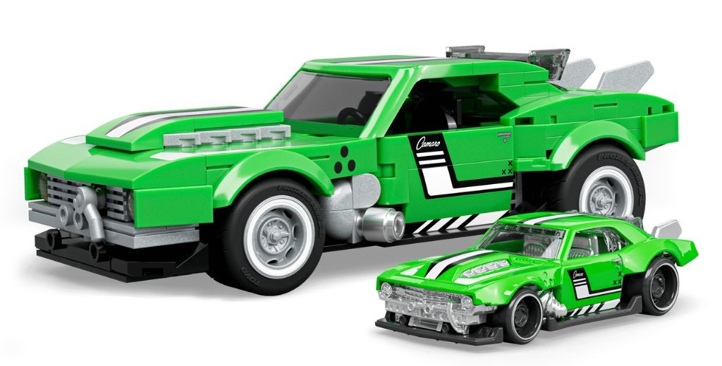 Línea Hot Wheels construcción, Mattel Brick Shop - Mamá Tiene un Plan.