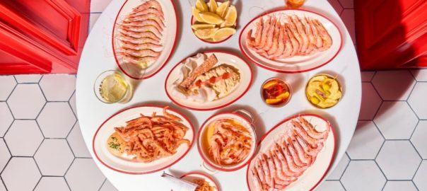 Bodegón de gambas, la estrella de la carta en Gamberro Taberna Canalla - Mamá Tiene un Plan.