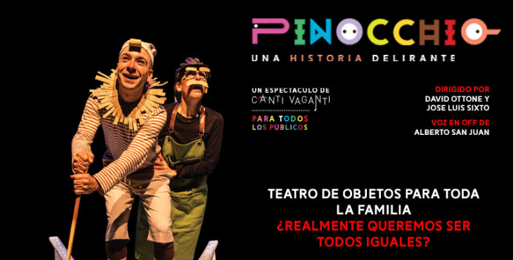 Pinocchio, una historia delirante en el Teatro Infanta Isabel