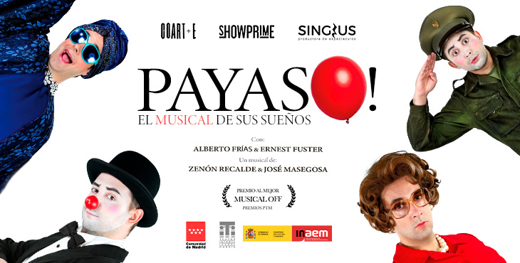 PAYASO! El musical de sus sueños (sesión vermú)