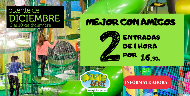 Puente de diciembre en The Magic Forest, ¡OFERTA ESPECIAL!