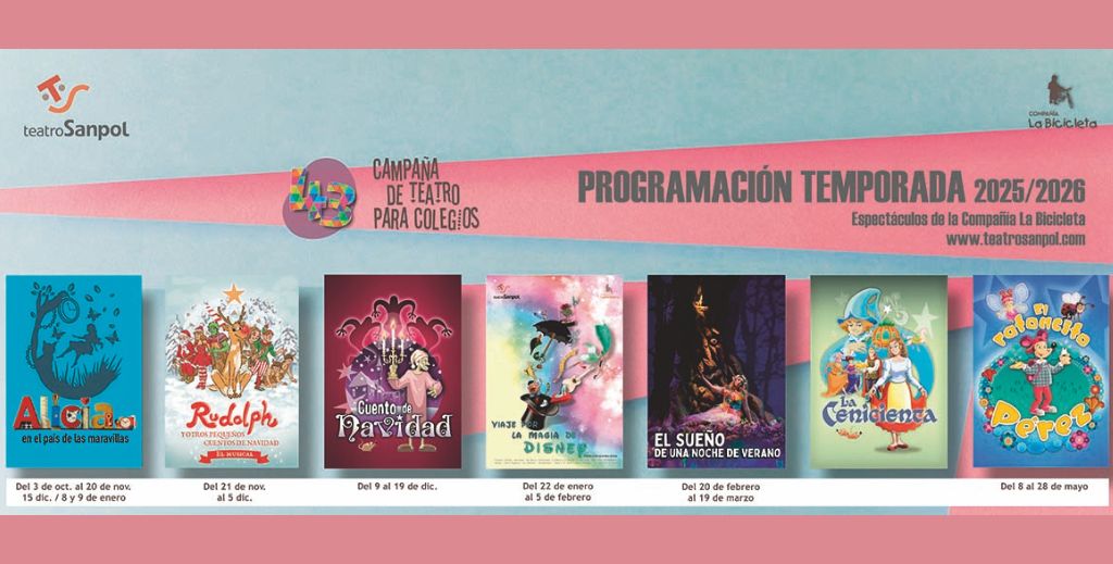 Campaña escolar en el Teatro Sanpol
